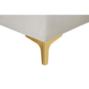  Manufacturer Color_Cream -- Naomi 58" Cream Velvet Upholstered Loveseat IMAGE 10