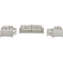  Manufacturer Color_Cream -- Naomi 58" Cream Velvet Upholstered Loveseat IMAGE 15