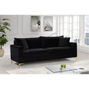  Manufacturer Color_Black -- Meridian Naomi Stationary Fabric Sofa IMAGE 3