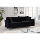  Manufacturer Color_Black -- Meridian Naomi Stationary Fabric Sofa IMAGE 4