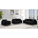  Manufacturer Color_Black -- Meridian Naomi Stationary Fabric Sofa IMAGE 6