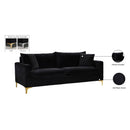  Manufacturer Color_Black -- Meridian Naomi Stationary Fabric Sofa IMAGE 9