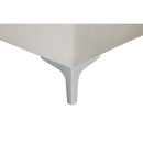  Manufacturer Color_Cream -- Naomi 81.5" Cream Velvet Upholstered Sofa IMAGE 11