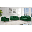  Manufacturer Color_Green -- Naomi 81.5" Green Velvet Upholstered Sofa IMAGE 6