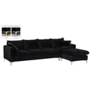  Manufacturer Color_Black -- Meridian Naomi Fabric 2 pc Sectional IMAGE 10