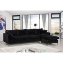  Manufacturer Color_Black -- Meridian Naomi Fabric 2 pc Sectional IMAGE 11