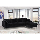  Manufacturer Color_Black -- Meridian Naomi Fabric 2 pc Sectional IMAGE 12