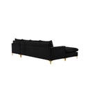  Manufacturer Color_Black -- Meridian Naomi Fabric 2 pc Sectional IMAGE 16
