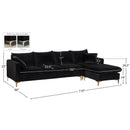  Manufacturer Color_Black -- Meridian Naomi Fabric 2 pc Sectional IMAGE 17