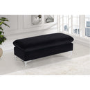  Manufacturer Color_Black -- Meridian Naomi Fabric Ottoman IMAGE 2