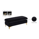  Manufacturer Color_Black -- Meridian Naomi Fabric Ottoman IMAGE 4