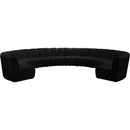 Meridian Infinity Fabric 10 pc Sectional 638Black-10PC IMAGE 1