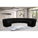  Manufacturer Color_Black -- Meridian Infinity Fabric 10 pc Sectional IMAGE 2