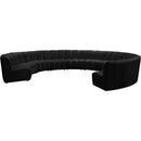  Manufacturer Color_Black -- Meridian Infinity Fabric 10 pc Sectional IMAGE 3