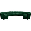 Meridian Infinity Fabric 10 pc Sectional 638Green-10PC IMAGE 1