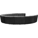  Manufacturer Color_Grey -- Infinity 178" Grey Velvet Upholstered 10 pc Modular Sectional IMAGE 4