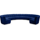  Manufacturer Color_Navy -- Infinity 178" Navy Velvet Upholstered 10 pc Modular Sectional IMAGE 1