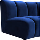  Manufacturer Color_Navy -- Infinity 178" Navy Velvet Upholstered 10 pc Modular Sectional IMAGE 7