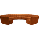  Manufacturer Color_Cognac -- Infinity 178" Cognac Velvet Upholstered 11 pc Modular Sectional IMAGE 4