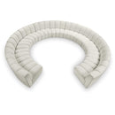  Manufacturer Color_Cream -- Infinity 178" Cream Velvet Upholstered 11 pc Modular Sectional IMAGE 1