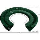  Manufacturer Color_Green -- Infinity 178" Green Velvet Upholstered 11 pc Modular Sectional IMAGE 10