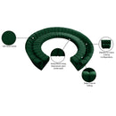  Manufacturer Color_Green -- Infinity 178" Green Velvet Upholstered 11 pc Modular Sectional IMAGE 11