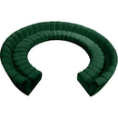 Meridian Infinity Fabric 11 pc Sectional 638Green-11PC IMAGE 1