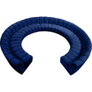 Meridian Infinity Fabric 11 pc Sectional 638Navy-11PC IMAGE 1