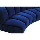  Manufacturer Color_Navy -- Infinity 178" Navy Velvet Upholstered 11 pc Modular Sectional IMAGE 9