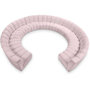  Manufacturer Color_Pink -- Infinity 178" Pink Velvet Upholstered 11 pc Modular Sectional IMAGE 1