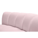  Manufacturer Color_Pink -- Infinity 178" Pink Velvet Upholstered 11 pc Modular Sectional IMAGE 7