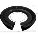  Manufacturer Color_Black -- Meridian Infinity Fabric 12 pc Sectional IMAGE 11