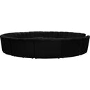  Manufacturer Color_Black -- Meridian Infinity Fabric 12 pc Sectional IMAGE 4