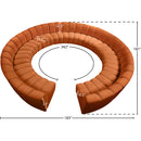  Manufacturer Color_Cognac -- Infinity 178" Cognac Velvet Upholstered 12 pc Modular Sectional IMAGE 11