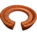  Manufacturer Color_Cognac -- Infinity 178" Cognac Velvet Upholstered 12 pc Modular Sectional IMAGE 1