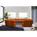  Manufacturer Color_Cognac -- Infinity 178" Cognac Velvet Upholstered 12 pc Modular Sectional IMAGE 2