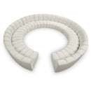 Manufacturer Color_Cream -- Infinity 178" Cream Velvet Upholstered 12 pc Modular Sectional IMAGE 1