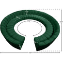  Manufacturer Color_Green -- Infinity 178" Green Velvet Upholstered 12 pc Modular Sectional IMAGE 11