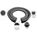  Manufacturer Color_Grey -- Infinity 178" Grey Velvet Upholstered 12 pc Modular Sectional IMAGE 12