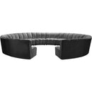  Manufacturer Color_Grey -- Infinity 178" Grey Velvet Upholstered 12 pc Modular Sectional IMAGE 5
