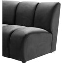  Manufacturer Color_Grey -- Infinity 178" Grey Velvet Upholstered 12 pc Modular Sectional IMAGE 6