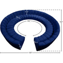 Manufacturer Color_Navy -- Infinity 178" Navy Velvet Upholstered 12 pc Modular Sectional IMAGE 11