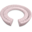  Manufacturer Color_Pink -- Infinity 178" Pink Velvet Upholstered 12 pc Modular Sectional IMAGE 1