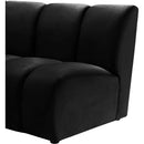  Manufacturer Color_Black -- Meridian Infinity Fabric 6 pc Sectional IMAGE 8