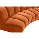  Manufacturer Color_Cognac -- Infinity 176" Cognac Velvet Upholstered 6 pc Modular Sectional IMAGE 12