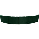  Manufacturer Color_Green -- Infinity 176" Green Velvet Upholstered 6 pc Modular Sectional IMAGE 4
