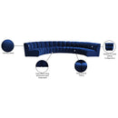  Manufacturer Color_Navy -- Infinity 176" Navy Velvet Upholstered 6 pc Modular Sectional IMAGE 14