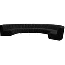  Manufacturer Color_Black -- Meridian Infinity Fabric 8 pc Sectional IMAGE 3