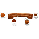  Manufacturer Color_Cognac -- Infinity 178" Cognac Velvet Upholstered 8 pc Modular Sectional IMAGE 12