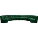 Meridian Infinity Fabric 8 pc Sectional 638Green-8PC IMAGE 1